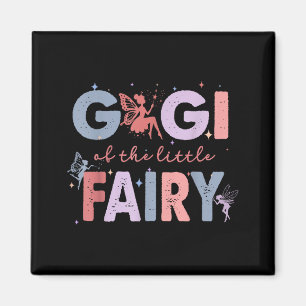 Minimal Gigi Liten Älva Första Födelsedag Magnet