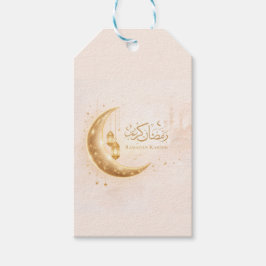 Minimal Gold Ramadan Kareem Stick– Elegant Islamic Presentetikett