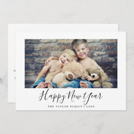 Minimal Gott nytt år | År i granskningslandskap Julkort