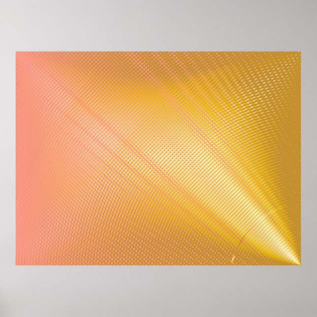 Minimal Gradient Pattern. Duo Tone Cover Design. G Poster (Framsidan)