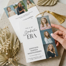 Minimal Graduation Era Then & Now Photos Grad