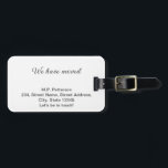 minimal grått som vi har flyttat lägga till namn a bagagebricka<br><div class="desc">utformning</div>