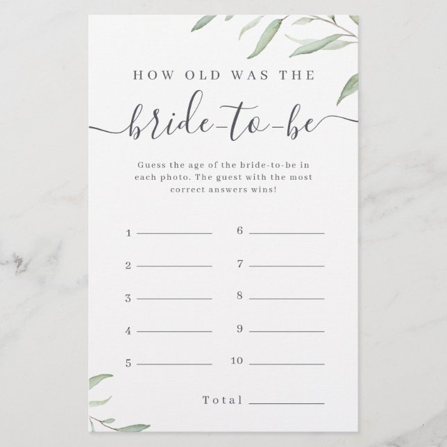 Minimal grey hur gammal var bridspelet? (Framsida)