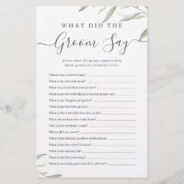 Minimal grey vad sa brudgummen?