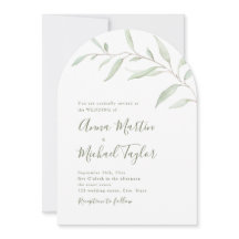 Minimal grönaktig kalligrafi för rustik sage bröll