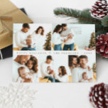 Minimal Grönt för dagens fotofilm i julklapp Julkort<br><div class="desc">Fira helgdagarna med en gnutta elegans genom att använda vårt enkla Modern-Helgdag i julfamiljen. Det här genomtänkt designade kortet omfattar familjesätten och festsäsongens glädje, vilket gör att du kan visa dina omhuldade minnen i en vacker och anpassade layout. Grönt accent färg. 📸 Fotokollage för familjen: Med plats för fem foton...</div>