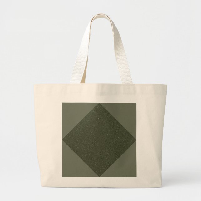 Minimal Grönt för Moss-diameter - Tote Bag Jumbo Tygkasse (Framsidan)