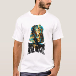 Minimal Guld Logo T-Shirt – Lyxig Streetwear