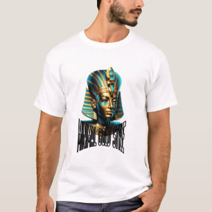 Minimal Guld Logo T-Shirt – Lyxig Streetwear
