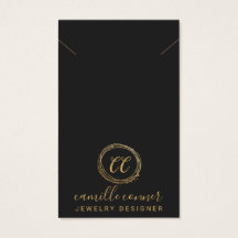 Minimal Guld Monogram Juvelry Designer Necklace