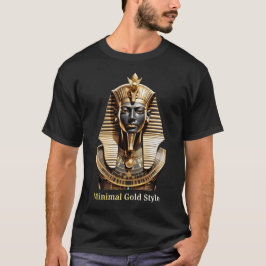 Minimal Guldmask T-Shirt – Lyxig Streetwear