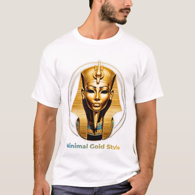 Minimal guldring t shirt (Framsida)