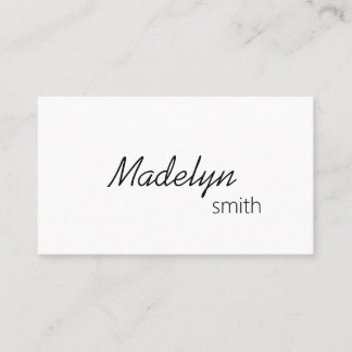 Minimal Hair Stylist QR-kod för modern Professione Visitkort