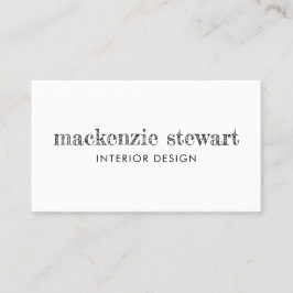 Minimal Hand plockade-Professionell QR-kod Visitkort