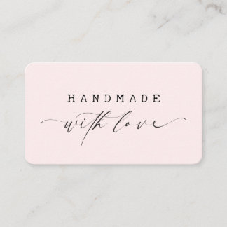 Minimal handdator med Logotyp för Kärlek Anpassnin Visitkort