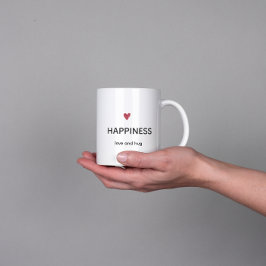 Minimal Happiness Coffee Mug Kaffemugg