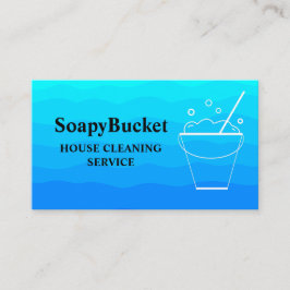 minimal hink Hushållsskötsel Städning Maid Visitkort