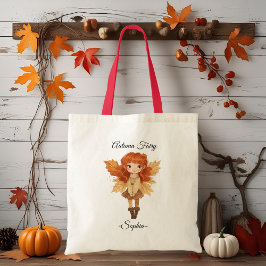 Minimal höstpäls - Personlig Tote Bag Tygkasse