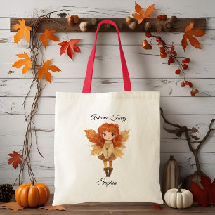 Minimal höstpäls - Personlig Tote Bag Tygkasse