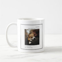 Minimal Hund Photo Valentines day Black and White