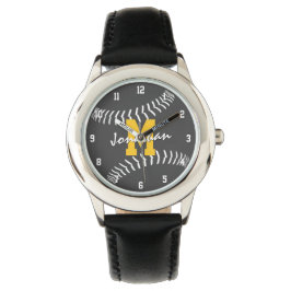 minimal idrottsklass grått eller ANY färg baseball Armbandsur