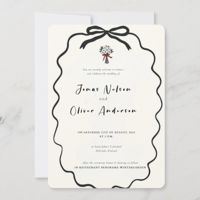 Minimal inbjudan 2025  (Framsida)