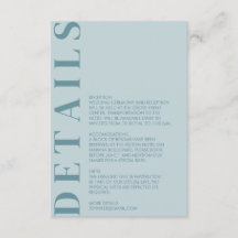 Minimal inbjudan till Bröllop-information