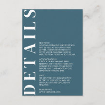 Minimal inbjudan till Bröllop-information