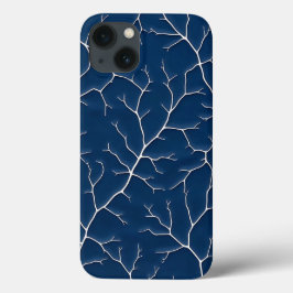 Minimal Indigo Branch iPhone Case Look