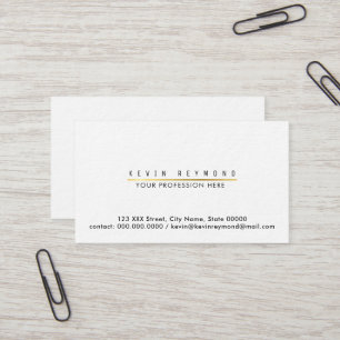 Minimal informationsvit professionell visitkort
