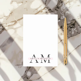 Minimal inledande och Personlig Post-it Block