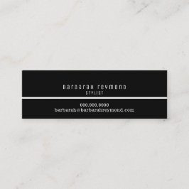 minimal introduktionskontakt för elegant-stilist mini visitkort