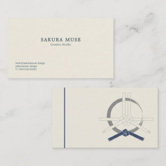 Minimal Japanese Business Card Visitkort