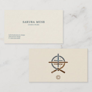 Minimal Japanese Business Card Visitkort
