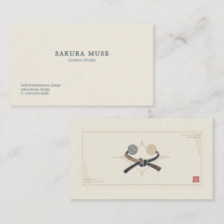 Minimal Japanese Business Card Visitkort