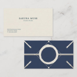 Minimal Japanese Business Card  Visitkort