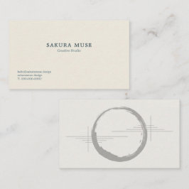 Minimal Japanese Business Card  Visitkort