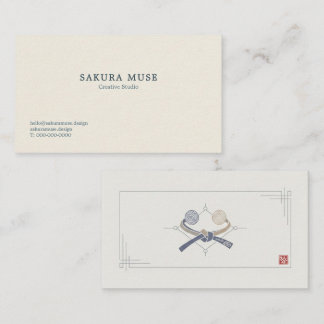 Minimal Japanese Business Card Visitkort