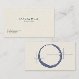 Minimal Japanese Business Card  Visitkort
