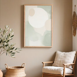 Minimal japansk Abstrakt-väggutskrift Perfect Poster