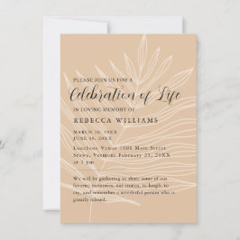 Minimal Jordthy Firande i livstidsinbjudan Inbjudningar