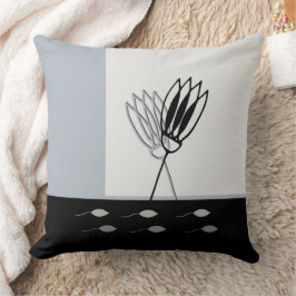 Minimal jordtoner Rustic Blommigt Dekorativ kudde