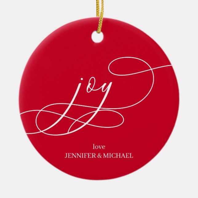 Minimal Joy jul Julgransprydnad Keramik (Framsidan)