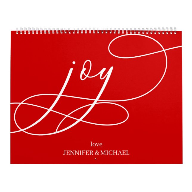 Minimal Joy julgran enkel Kalender (Omslag)