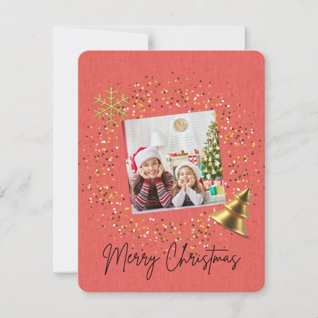 Minimal jul julkort (Framsida)