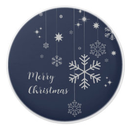 Minimal juldesign med snöflingor knopp