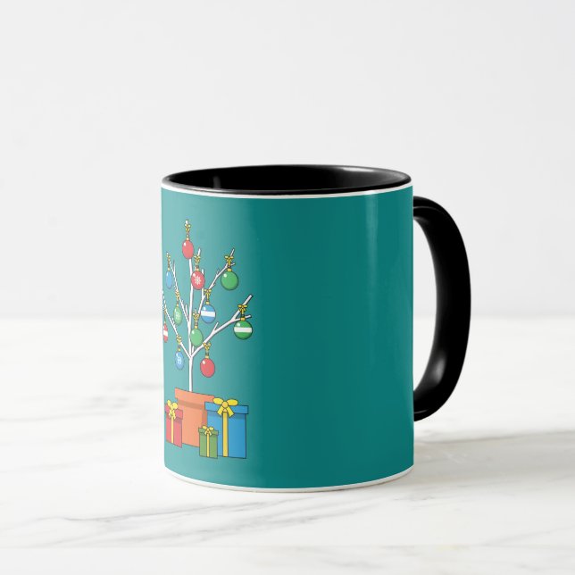 Minimal Julgran med Presenter Mugg (Framsida höger)