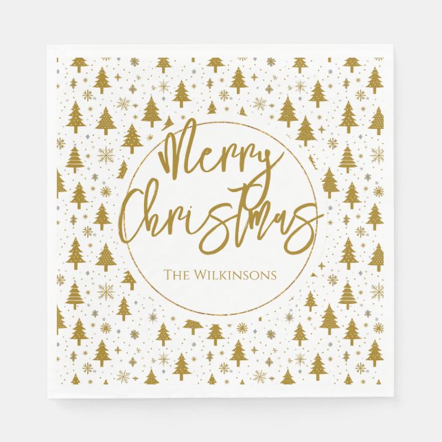 Minimal Julgran Pappersservett (Framsidan)