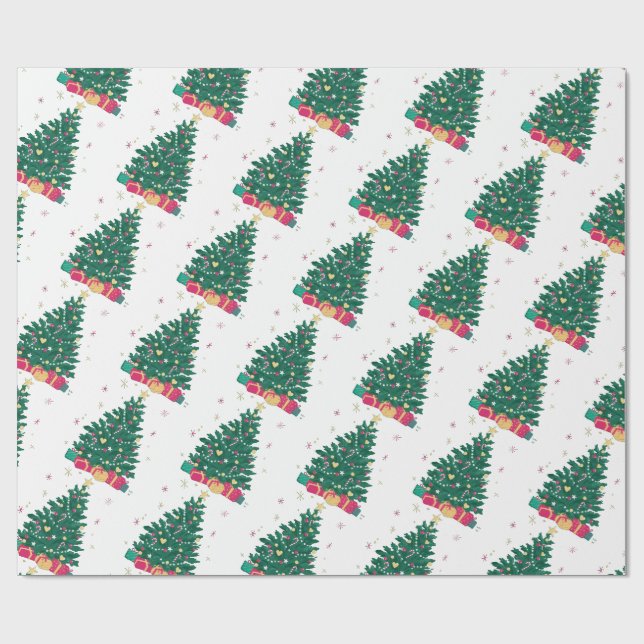 Minimal julgran sidomonster present  presentpapper (Platt)