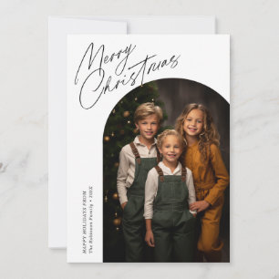 minimal julklapp julkort